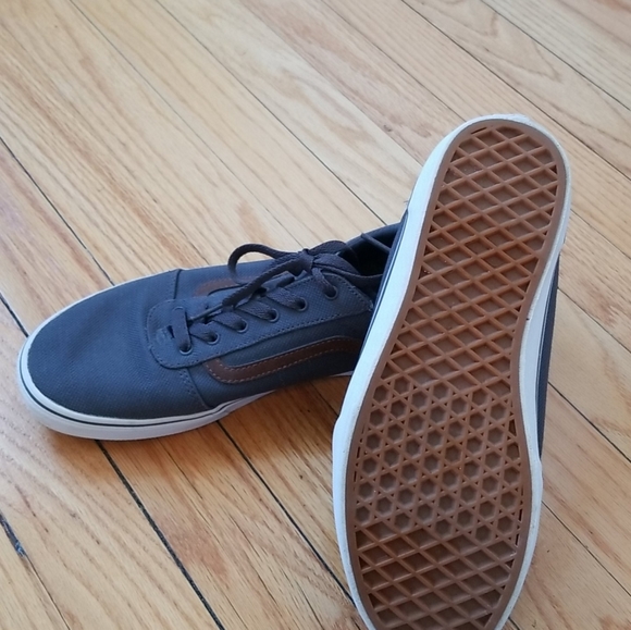 Dark Gray Vans, Size W8 - Picture 4 of 6